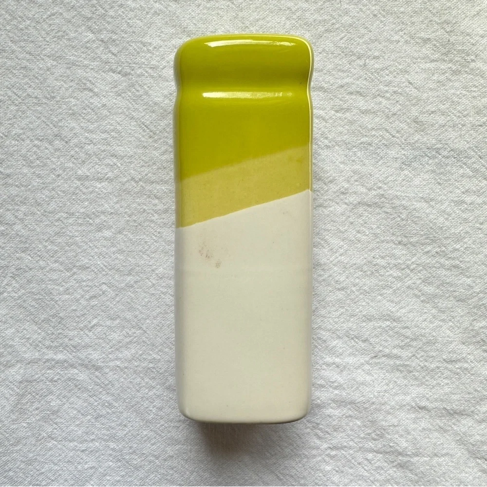 Green and White Ombré Pepper Shaker